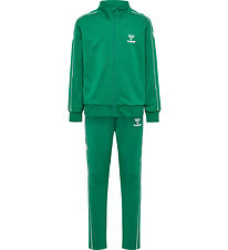 Hummel Tracksuit - hmlTrack - Pepper Green w. Logo
