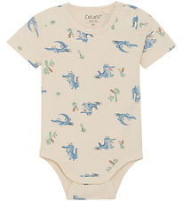 CeLaVi Bodysuit s/s - Dusty Blue