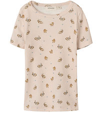 Lil' Atelier T-shirt - Rib - NmfLavo - AOP - Morganite