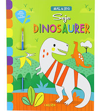 Forlaget Carlsen Colouring Book - Paint and Play - Cool Dinosaur