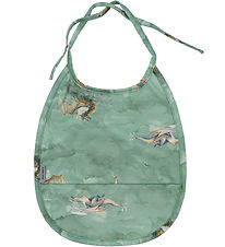 Mikk-Line Bib - Little - PU - AOP - Green Bay