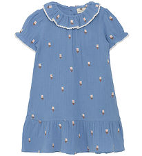 En Fant Dress - Muslin - Infinity w. Flowers