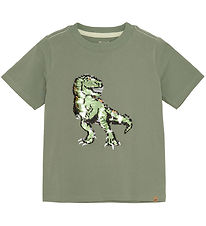 Minymo T-shirt - Sea Spray - w. Dinosaur