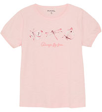 Minymo T-shirt - Rose Quartz w. Print