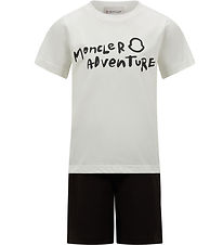 Moncler Set - T-shirt/Shorts - Adventure - White/Black