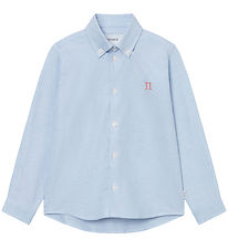 Les Deux Shirt - Konrad Contrast Oxford - Light Blue