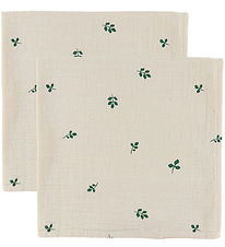 Moonboon Muslin Cloths - 2-Pack - Leaf