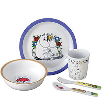 Petit Jour Paris Matarsett - 5 Partar - Melamín - MOOMIN Blátt