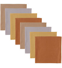 Cam Cam Muslinfiltar - 70x70 cm - 8-pack - Jord Mix