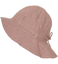 Huttelihut Sun Hat - Irish Cream w. Stripes
