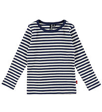 Danefæ Blouse - Danefilm - Rib - Cotton/Modal - Dk Navy/Chalk