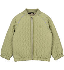 Mikk-Line Bomber Jacket - Gray Green w. Dragon