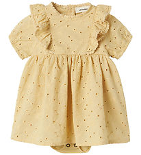 Lil' Atelier Bodysuit w. Skirt - NbfFabioli - Sea Mist