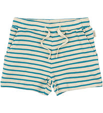 Petit Piao Shorts - Rib - Modal - Turquise/Dark Off White