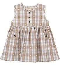 Petit Piao Dress - Off White Heart