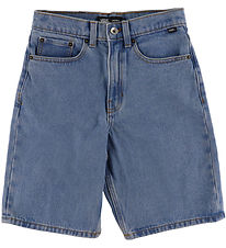 Vans Jeansshorts - Check-5 - Baggy - Stonewash/Blå