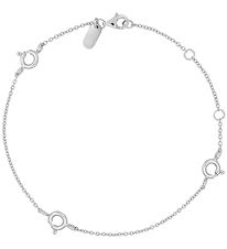 Design Letters Armband - Ruth Anchor Berlock Lock - Silver