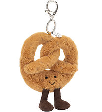Jellycat Nøkkelring - 17x10 - Amuseables Pretzel