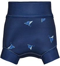 Vanilla Copenhagen Swim Diaper - Neo - Navy Skate Fish