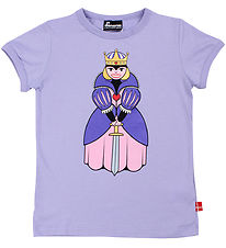 Danefæ T-shirt - Danebasic - Purple Queen Your Friend