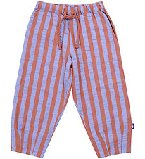 Danefæ Trousers - Daneballoon - Searsucker - Light Rust/Purple