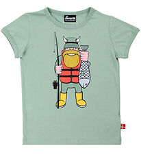 Danefæ T-shirt - Danebasic - Herb Green Fish Your Friend