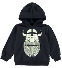 Danafæ Hoodie - Danewarior - Black Erik - Glow In The Dark