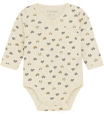 Fixoni Wrap Bodysuit l/s - Weathervane w. Cars