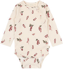 Petit Piao Bodysuit l/s - Berry