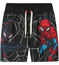 Name It Badeshorts - NmmMagen - Spider-Man - Schwarz