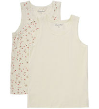 Minymo Unterhemd - 2er-Pack - Dusty Zeder