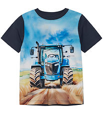 Minymo T-shirt - Blue Nights w. Print