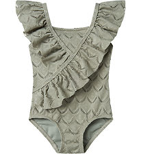 Lil' Atelier Swimsuit - NmfFelony - Forest Fog