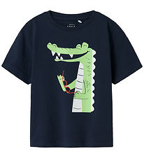 Name It Stuttermabolur - NmmVagno - Dökkblátt Blazer/Alligator