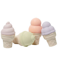 SunnyLife Bath Toy - Silicone - 4 pcs - Ice Cream Splash - A