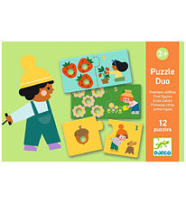 Djeco Pussel - 24 Delar - Duo - First Figurer