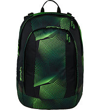 Satch School Backpack - Air - Seismic Green