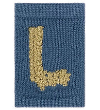 Smallstuff Knitted Letters - L - Blue Alphabet