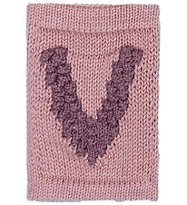 Smallstuff Knitted Letter - V - Pink Alphabet