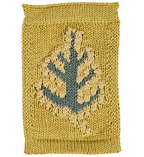 Smallstuff Knitted Flag - Leaf - Blue