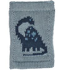 Smallstuff Knitted Flag - Dinosaur - Blue