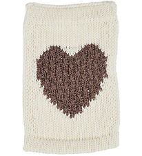 Smallstuff Knitted Flag - Heart - Natural