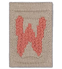 Smallstuff Knitted Letter - W - Pink Alphabet