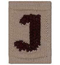 Smallstuff Knitted Letter - J - Pink Alphabet