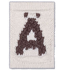 Smallstuff Knitted Letter - Ä - Natural Alphabet