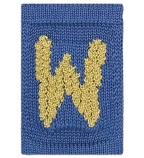 Smallstuff Knitted Letter - W - Blue Alphabet
