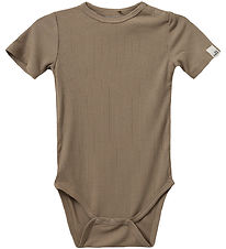 Sofie Schnoor Bodysuit s/s - Rib - Dark Sand