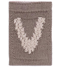 Smallstuff Knitted Letter - V - Natural Alphabet