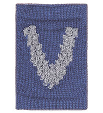 Smallstuff Knitted Letter - V - Blue Alphabet