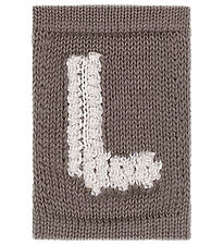 Smallstuff Knitted Letter - L - Natural Alphabet